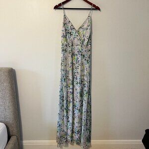 Lulu*s | Blue Floral Maxi Dress | Size L